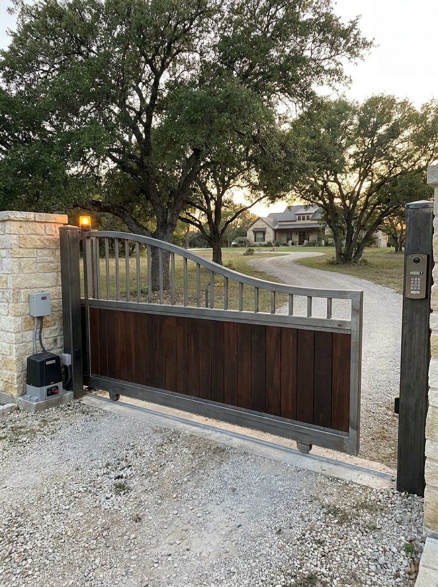 Electric gate installation on Los Angeles property — Prometheus Gate Systems